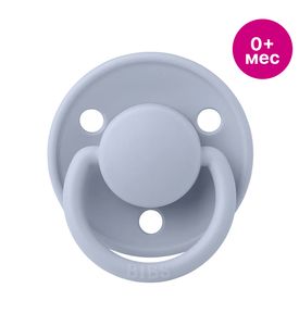 BIBS De Lux Silicone Dusty Blue, 0+ мес. 1010304