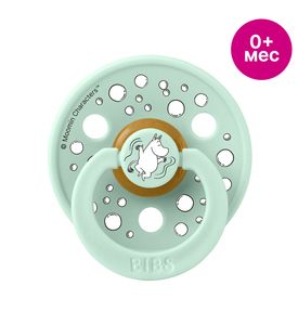 BIBS x Moomin Colour 10030284 Пустышка латексная, Sailing - Nordic Mint, 0+ мес.
