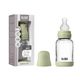 BIBS - Sage  Стеклянная бутылочка с силиконовой соской, медленный поток 120 мл 50191250