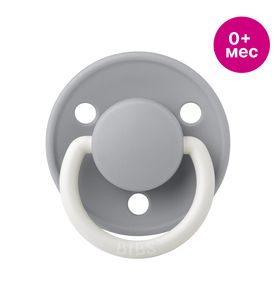 BIBS De Lux Glow Пустышка силиконовая ночная, Cloud, 0+ мес. 1010272