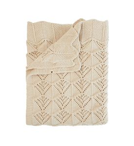 BIBS Wavy - Ivory Плед вязаный 9406216 BIBS Wavy - Ivory Плед вязаный 9406216