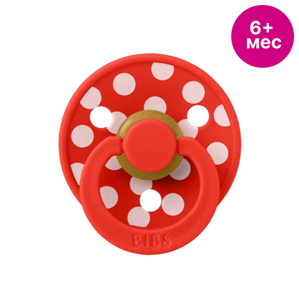BIBS Studio Colour Polka Candy Apple/Blossom 6+ мес. 20034290