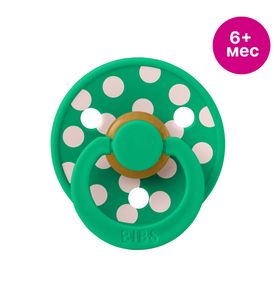 BIBS Studio Colour Polka Petal/Cactus 6+ мес. 20034334 BIBS Studio Colour Polka Petal/Cactus 6+ мес. 20034334