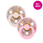 BIBS Набор пустышек латексных Liberty Colour, 2 шт. Oscar Meadow - Baby Pink/Petal, 0+ мес. 11035102 BIBS Набор пустышек латексных Liberty Colour, 2 шт. Oscar Meadow - Baby Pink/Petal, 0+ мес. 11035102