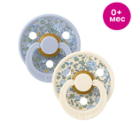BIBS Набор пустышек латексных Liberty Colour, 2 шт. Eloise - Dusty Blue, 0+ мес. 11011101 BIBS Набор пустышек латексных Liberty Colour, 2 шт. Eloise - Dusty Blue, 0+ мес. 11011101