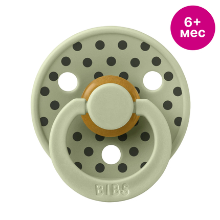 BIBS Studio Colour Polka Sage/Iron 6+ мес BIBS Studio Colour Polka Sage/Iron 6+ мес