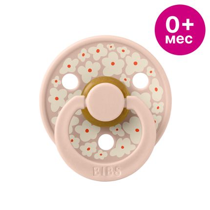BIBS Studio Colour Пустышка латексная, Jasmine Field - Blush, 0+ мес