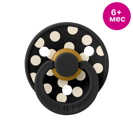 BIBS Studio Colour Polka Ivory/Black 6+ мес. 20034216
