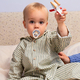 BIBS Studio Colour Block Ivory Dusty Blue 6+ мес. 20022304 BIBS Studio Colour Block Ivory Dusty Blue 6+ мес. 20022304