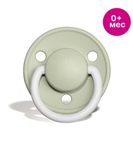 BIBS De Lux Glow  Пустышка силиконовая ночная, Sage, 0+ мес. 1010270