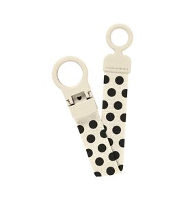 BIBS  Держатель для пустышки Clip Loop - Ivory/Black 950134216