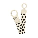 BIBS Держатель для пустышки Clip Loop - Ivory/Black 950134216 BIBS Держатель для пустышки Clip Loop - Ivory/Black 950134216
