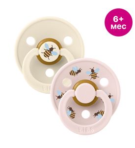 BIBS Studio Colour Пустышка латексная, Bumblebee - Ivory, 6+ мес. BIBS Studio Colour Пустышка латексная, Bumblebee - Ivory, 6+ мес.