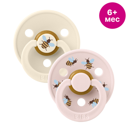 BIBS Studio Colour Пустышка латексная, Bumblebee - Ivory, 6+ мес. BIBS Studio Colour Пустышка латексная, Bumblebee - Ivory, 6+ мес.