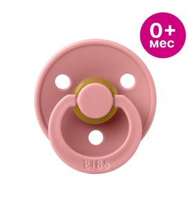 BIBS Colour Anatomical Пустышка латексная, Dusty Pink, 0+ мес.