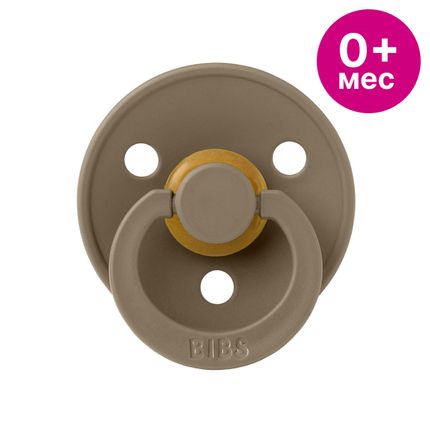 BIBS Colour Пустышка латексная, Dark Oak, 0+ мес.