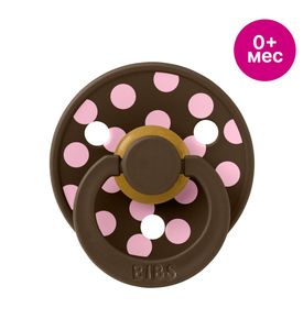 BIBS Studio Colour Polka Mocha/Baby Pink 0+ мес. 10034215