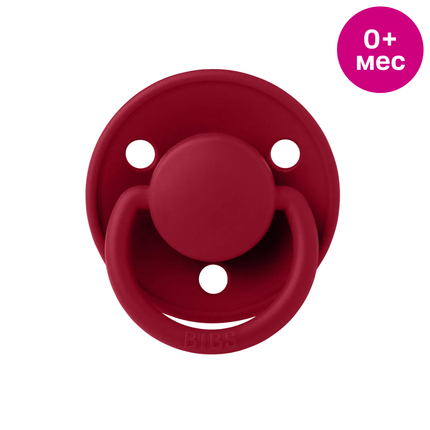 BIBS De Lux  Пустышка силиконовая, Ruby, 0+ мес. 1010263
