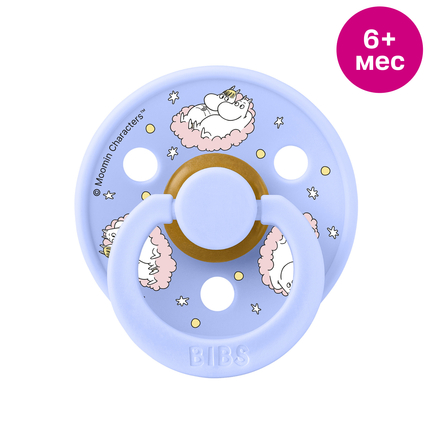 BIBS x Moomin Colour  Пустышка латексная, Dreaming - Hush, 6+ мес. 20033322