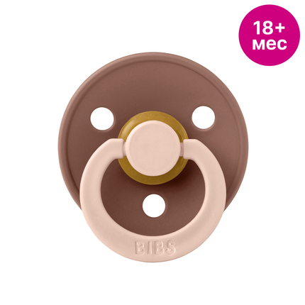 BIBS Studio Colour Пустышка латексная Fusion - Fusion - Woodchuck/Blush, 18+ мес. 30028247 BIBS Studio Colour Пустышка латексная Fusion - Fusion - Woodchuck/Blush, 18+ мес. 30028247