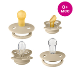 BIBS 91344 Набор пустышек, Try-it 4 шт. Vanilla, 0+ мес.