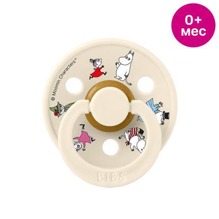 BIBS x Moomin Colour Пустышка латексная, Friends - Ivory, 0+ мес. 10031216 BIBS x Moomin Colour Пустышка латексная, Friends - Ivory, 0+ мес. 10031216