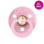 BIBS x Moomin Colour Пустышка латексная, Dreaming - Baby Pink, 6+ мес. 20033234 