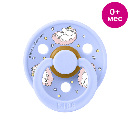 BIBS x Moomin Colour Пустышка латексная, Dreaming - Hush, 0+ мес.10033322 BIBS x Moomin Colour Пустышка латексная, Dreaming - Hush, 0+ мес.10033322