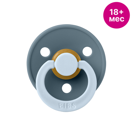 BIBS Studio Colour Пустышка латексная Fusion - Petrol/Baby Blue, 18+ мес. 30028260 BIBS Studio Colour Пустышка латексная Fusion - Petrol/Baby Blue, 18+ мес. 30028260