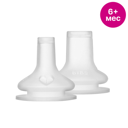 BIBS Силиконовая соска для поильника, 2 шт. 5000010 BIBS Силиконовая соска для поильника, 2 шт. 5000010