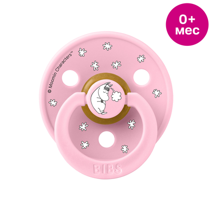BIBS x Moomin Colour Пустышка латексная, Dreaming - Baby Pink, 0+ мес. 10033234 BIBS x Moomin Colour Пустышка латексная, Dreaming - Baby Pink, 0+ мес. 10033234