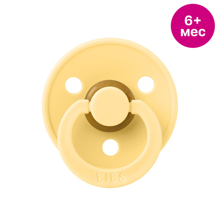 BIBS Colour 200310 Пустышка латексная, Pale Butter, 6+ мес.