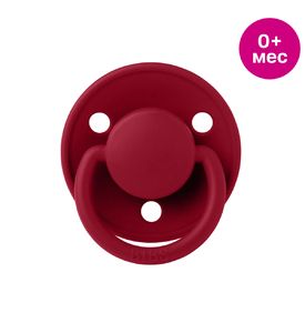 BIBS De Lux  Пустышка силиконовая, Ruby, 0+ мес. 1010263