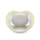 Philips Avent SCF085/15 Пустышка силиконовая Ultra Air декор песочная/серая, 0-6 мес, (уп. 2 шт.)