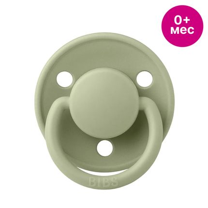 BIBS De Lux Silicone Sage0-3мес,01627