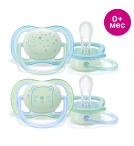 Philips Avent SCF376/11 Соска-пустышка силиконовая ортодонт. 0-6 мес+  Серия Ultra air