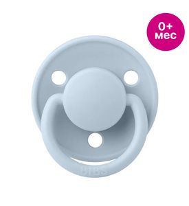 BIBS De Lux Silicone Baby Blue 0-3мес,01614