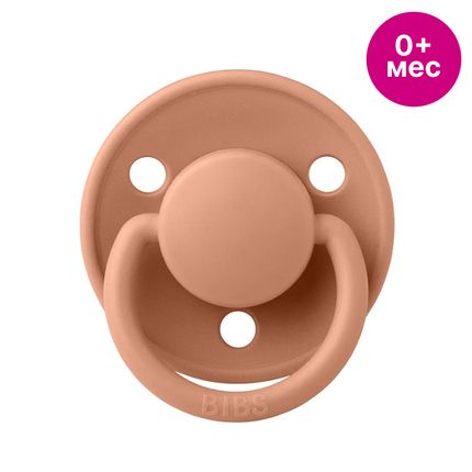 BIBS De Lux Silicone Peach 0+ месяцев 02201