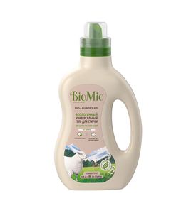 BioMio Экологичный универсальный гель д/стирки c экстрактом хлопка Без запаха 900 мл