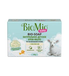 BioMio Экологичное детское крем-мыло с маслом Ши 90г.0+