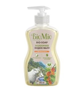 BioMio Экологичное жидкое мыло с маслом абрикоса. Смягчающее  300 мл