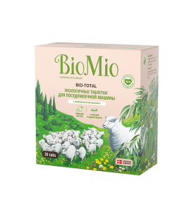 BioMio Таблетки для посудомоечной машины 7-в-1 с эф. маслом ЭВКАЛИПТА  BIO-TOTAL 30шт