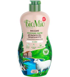 BioMio Экологическое средство для мытья посуды BIO-CARE с экстр. хопка и ион.серебра 750