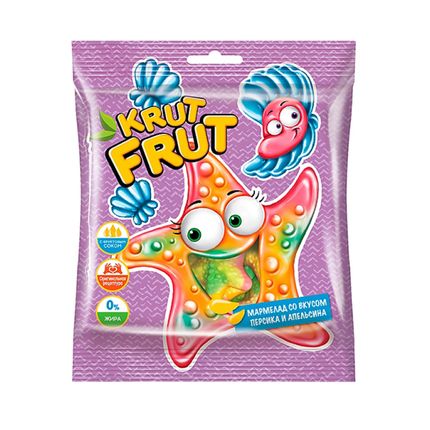 Жев. мармелад Krut Frut Звездочки 100г.