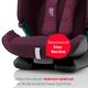 Britax Roemer Детское автоересло Advansafix M i-Size Burgundy Red Trendline