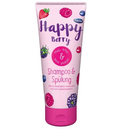 Bubchen Детский шампунь и ополаскиватель для волос «Счастливая ягодка» 200 мл