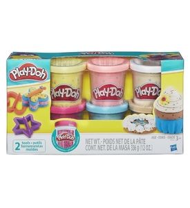 Игровой набор Play-Doh набор из 6 баночек с конфетти B3423
