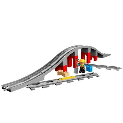 Игрушка Lego Дупло Железнодорожный мост и рельсы