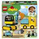 LEGO DUPLO Town Конструктор Грузовик и гусеничный экскаватор 10931