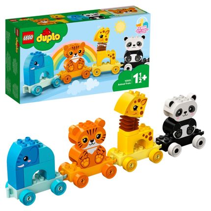 LEGO DUPLO Конструктор Creative Play Мой первый поезд для зверей 10955